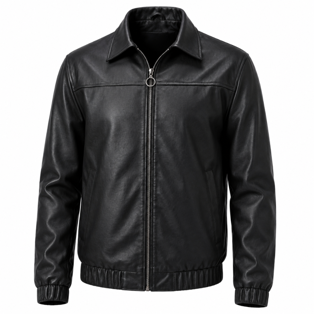 Chaqueta Oversize cuero textil T38H