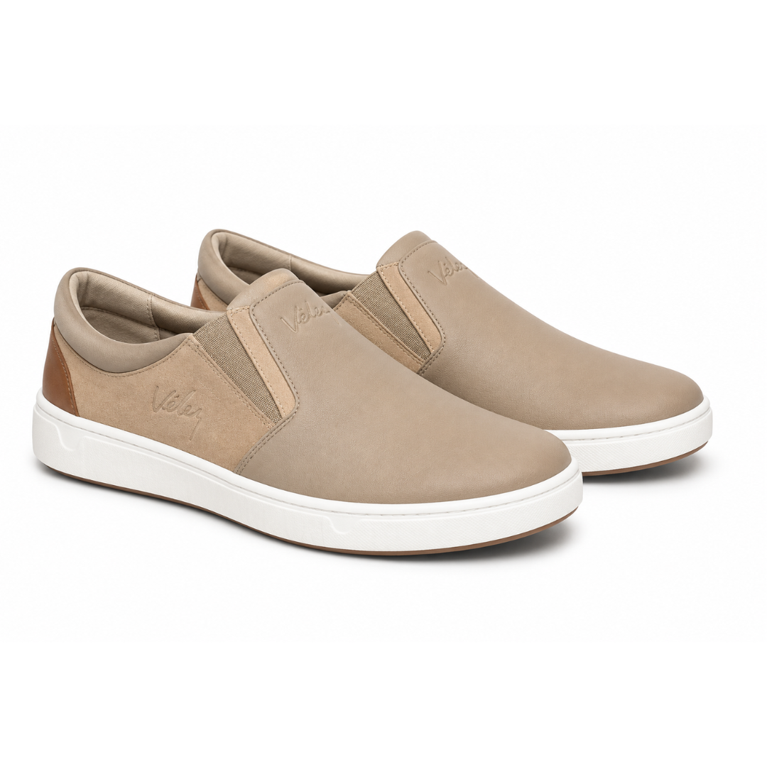 MOCASIN ORTOPEDIC CABALLERO VELEZ DE CUERO | ¡PRECIO ESPECIAL 50% OFF! + CAJA