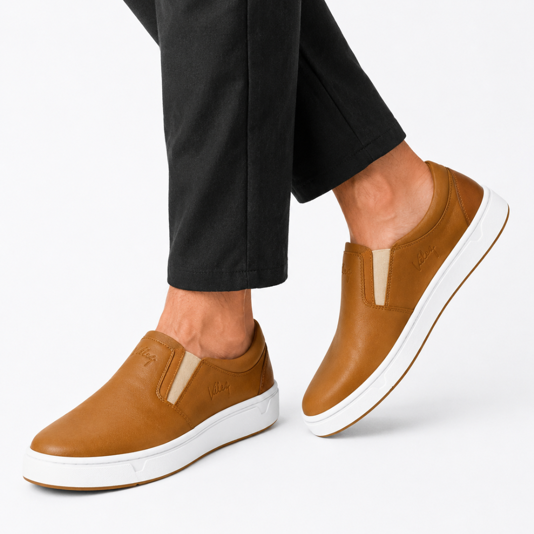 MOCASIN ORTOPEDIC CABALLERO VELEZ DE CUERO | ¡PRECIO ESPECIAL 50% OFF! + CAJA